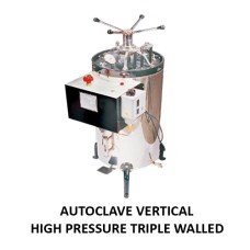 AUTOCLAVE VERTICAL HIGH PRESSURE (TRIPLE WALLED)  (FOR DRY STERILIZATION)