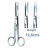 Dressing Scissor 12.5cm Straight