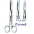 Dressing Scissor 17.5cm Curved