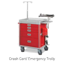 Crash Cart And Emergency Trolly
