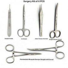 Forceps, Spatula, Scissors, Scalpel
