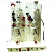 9810 Glass Double Distillation Unit with Borosilcate Boiler 9810 Glass Double Distillation Unit with Borosilcate Boiler
