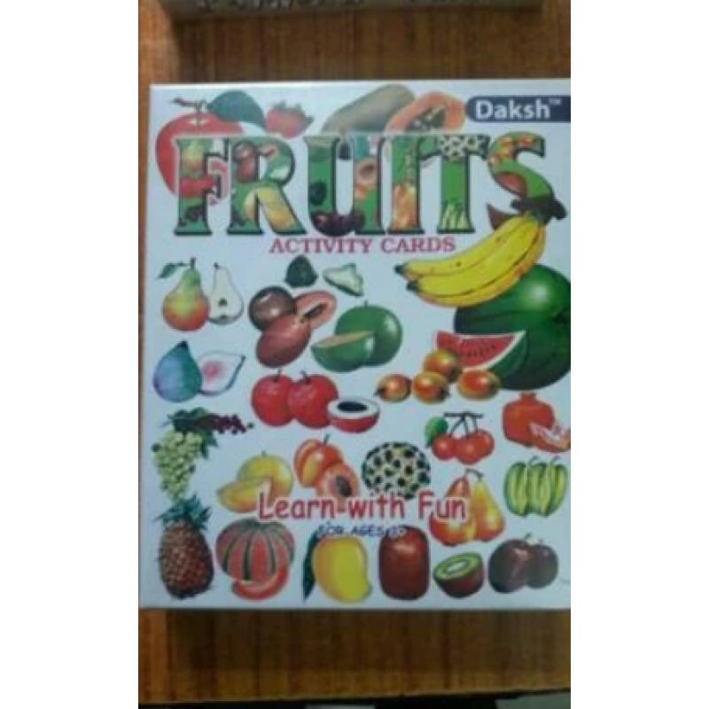 Buy Fruits Flash Cards get price for lab equipment