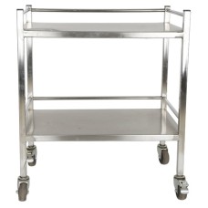 Instrument Trolley With Railing 24”X 18” – All S.S.