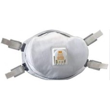 3M Standard N100 8233 Disposable Particulate Respirator Masks, Cool Flow Exhalation Valve, Nose Clip, Meets NIOSH, OSHA (5 Case)
