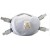 3M Standard N100 8233 Disposable Particulate Respirator Masks, Cool Flow Exhalation Valve, Nose Clip, Meets NIOSH, OSHA (5 Case)