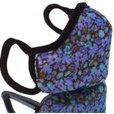 VOGMASK Microfiber High-Filtration Dust Mask: Blue Flowers