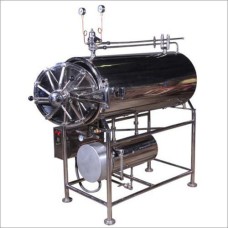 HORIZONTAL CYLINDRICAL AUTOCLAVE SEMI AUTOMATIC