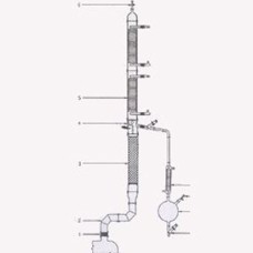 Distillation Unit On Glass Lined Reactor