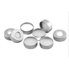 20mm Headspace Crimp Aluminum Cap With White & Beige PTFE Silicon Septa