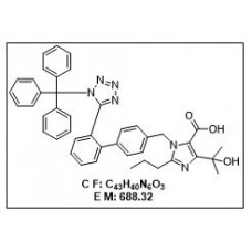 4-(2-hydroxypropan-2-yl)-2-propyl-1-((2'-(1-trityl-1H-tetrazol-5-yl)-[1,1'-biphenyl]-4-yl)methyl)-1H-imidazole-5-carboxylic acid 