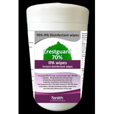 Crestguard 70% IPA wipes