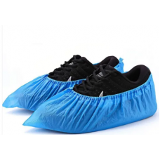 Blue Disposable Plastic Shoe Cover