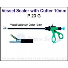VESSEL SEALER WITH CUTTER 