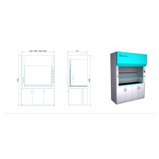 STD. BENCH TYPE FUME HOOD