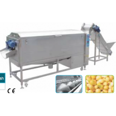 Screw Type Roots Vegetable Washer and Peeler