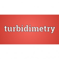 Turbidimetry