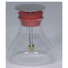 Glass Flask Gold Leaf Electroscope