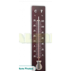 Wall Half Meter Wooden Thermometer