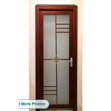 Steel Glass Bathroom Door