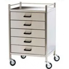 Medicine Trolley With Five Drawer