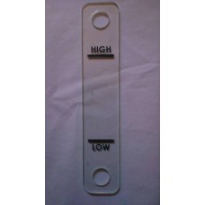Face Type Oil Level Indicator Glass