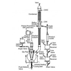 Glass Reaction Cum Distillation Assembly
