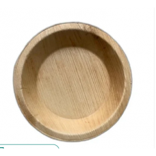 Round Areca Leaf Bowl