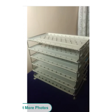 Stainless Steel Stand for Multicoloured Tray 6nos.