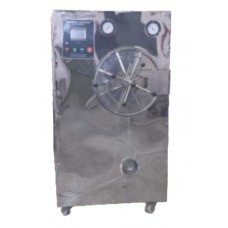 Horizontal Cylindrical Triple Walled High Pressure Autoclave With Outer Square Body