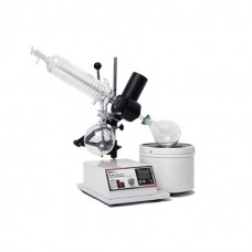 ROTARY VACUUM EVAPORATOR WITH HORIZONTAL CONDENSER