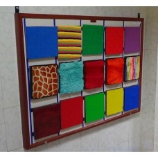 TEXTURED TACTILE SENSORY WALL PANEL