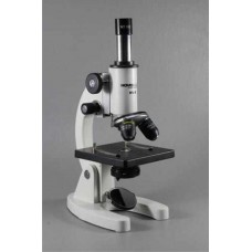 Student Microscope With Fixed Condenser