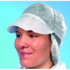 VWR Bouffant Cap With Visor For Long Hair