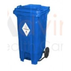 Waste Bins With Foot Paddles & Wheels